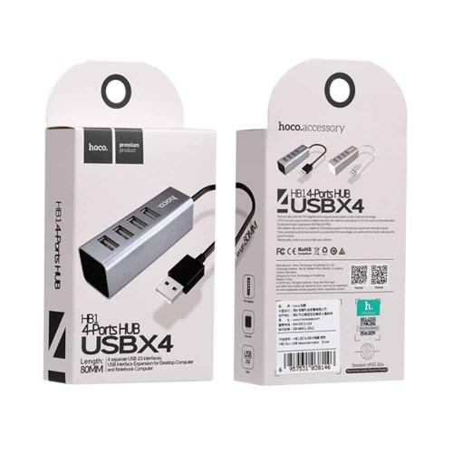 Hoco HB1 USB To 4 USB Adapter